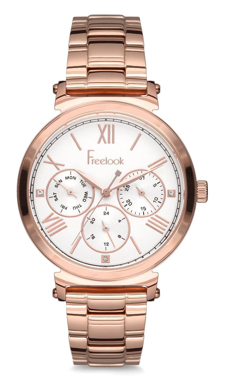 Freelook F.8.1076.04 38 mm Rose Gold Çelik Kordon Analog Kadın Kol Saati