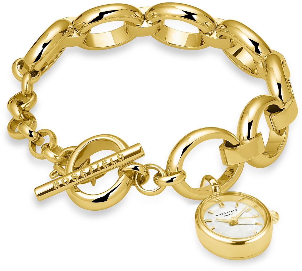Rosefield SWGSG.OV13 18 mm Altın Çelik Kordon Analog Kadın Kol Saati