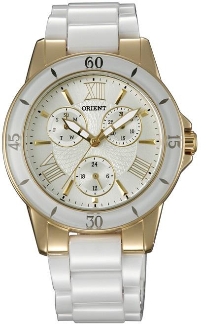 Orient FUT0F003S0 Takvimli 38 mm Beyaz Çelik Kordon Analog Kadın Kol Saati