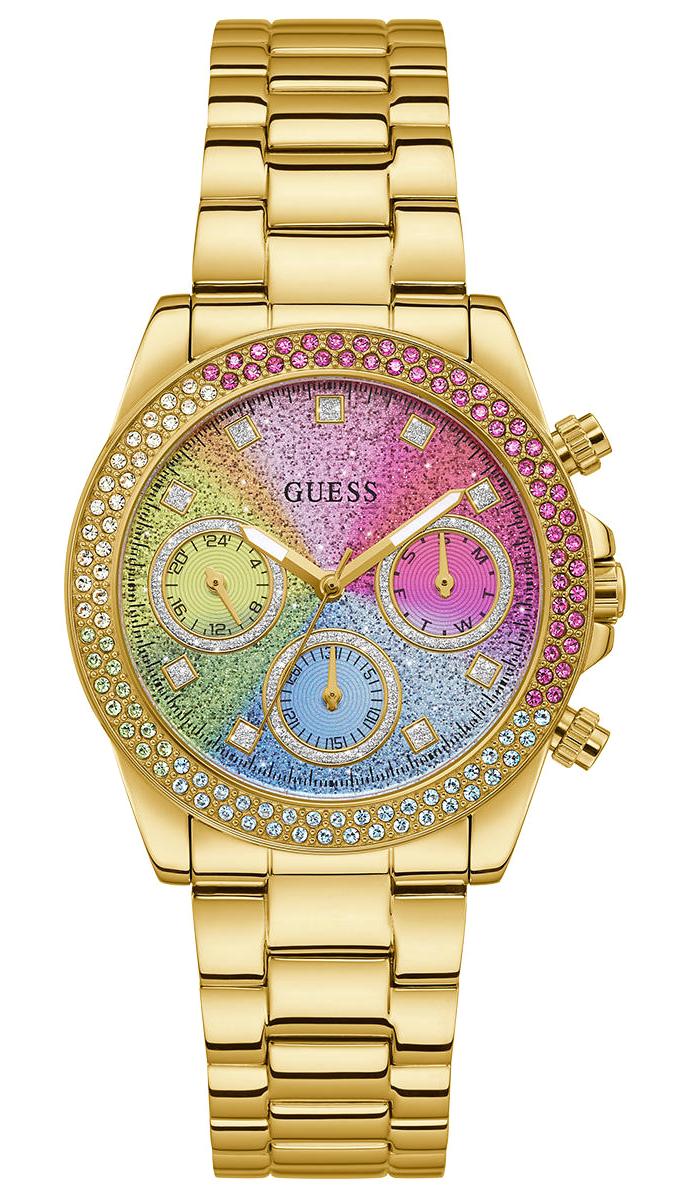 Guess GUGW0483L4 Takvimli 38 mm Altın Çelik Kordon Analog Kadın Kol Saati