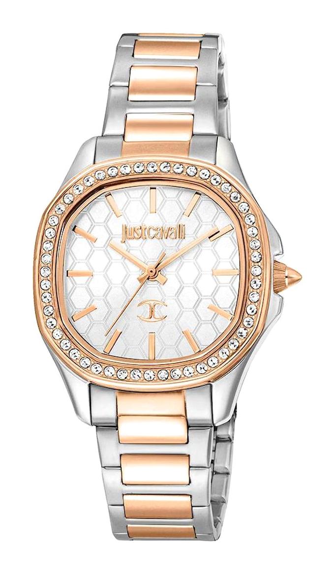 Just Cavalli JC1L263M0095 33 mm Gri-Rose Gold Çelik Kordon Analog Kadın Kol Saati