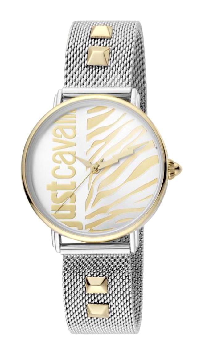 Just Cavalli JC1L077M0095D 34 mm Gri Çelik Kordon Analog Kadın Kol Saati