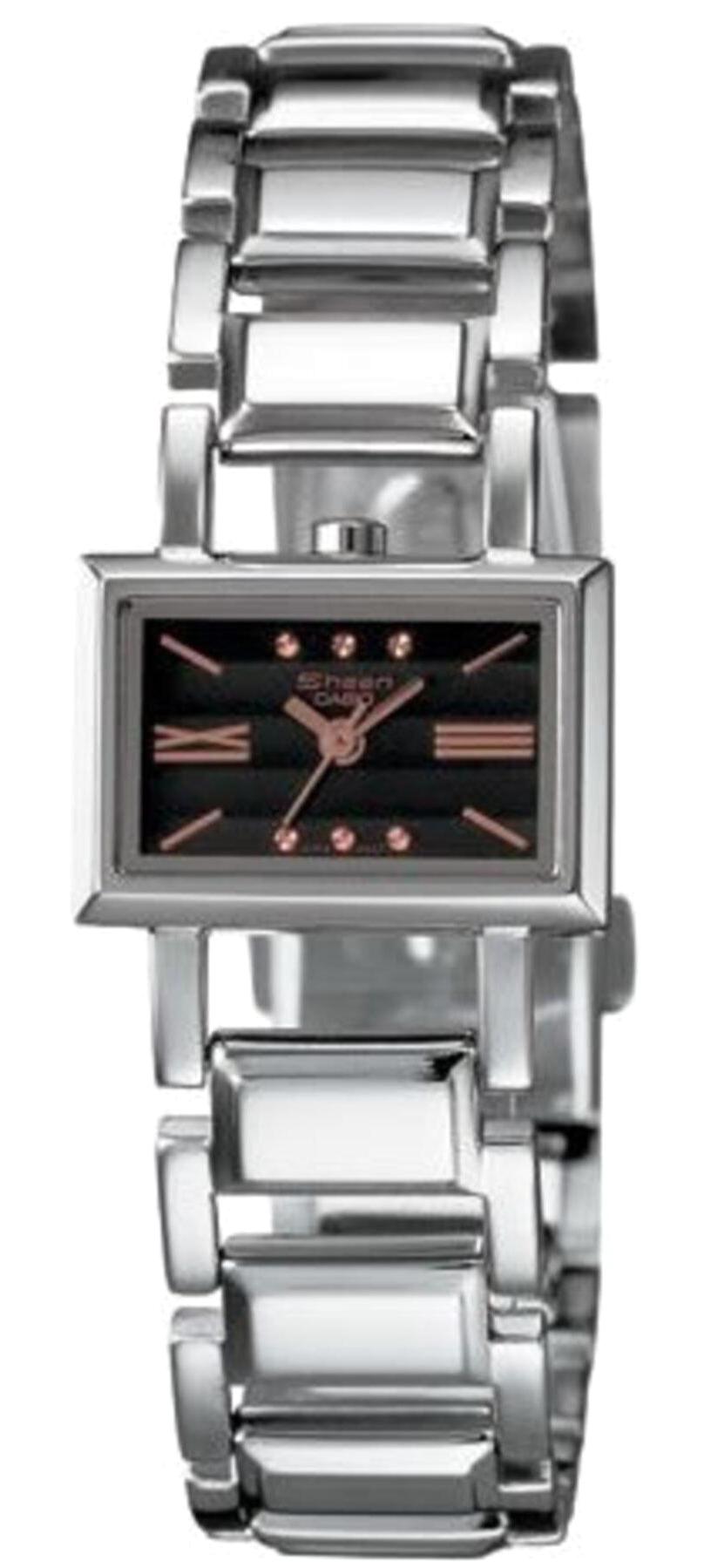 Casio SHN-4009D-1A 20 mm Gri Çelik Kordon Analog Kadın Kol Saati
