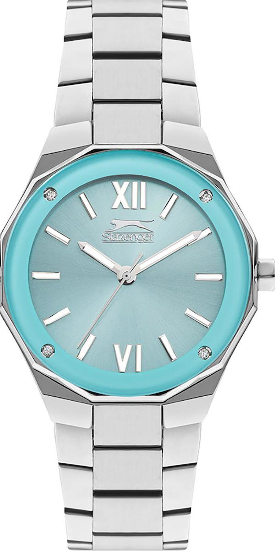 Slazenger SL.09.2258.3.05 37 mm Gri Metal Kordon Analog Kadın Kol Saati