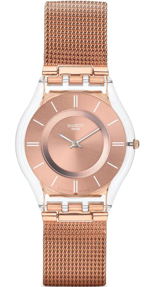 Swatch SS08K104M 34 mm Rose Gold Çelik Kordon Analog Kadın Kol Saati