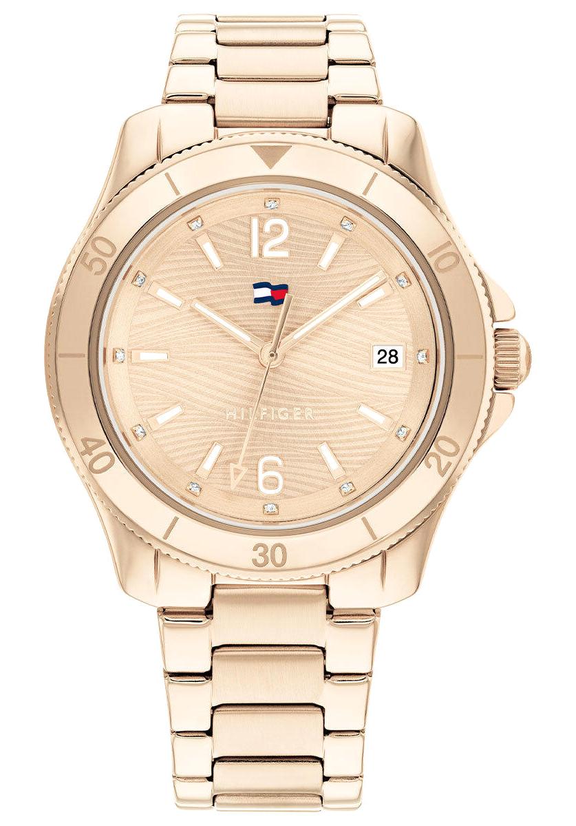 Tommy Hilfiger TH1782514 Takvimli 36 mm Rose Gold Çelik Kordon Analog Kadın Kol Saati