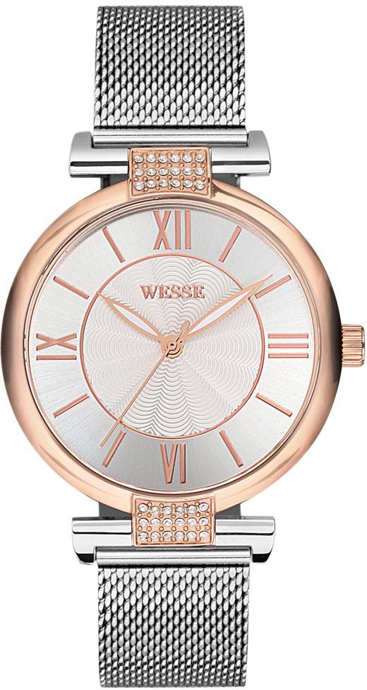 Wesse WWL1033-01 41 mm Gri Çelik Kordon Analog Kadın Kol Saati