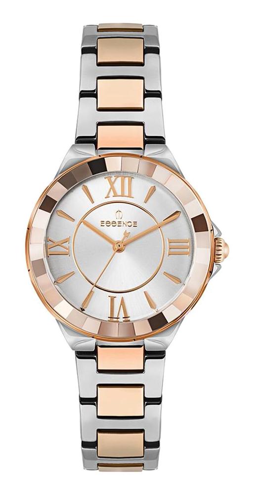 Essence ES6650FE.530 33 mm Gri-Rose Gold Metal Kordon Analog Kadın Kol Saati