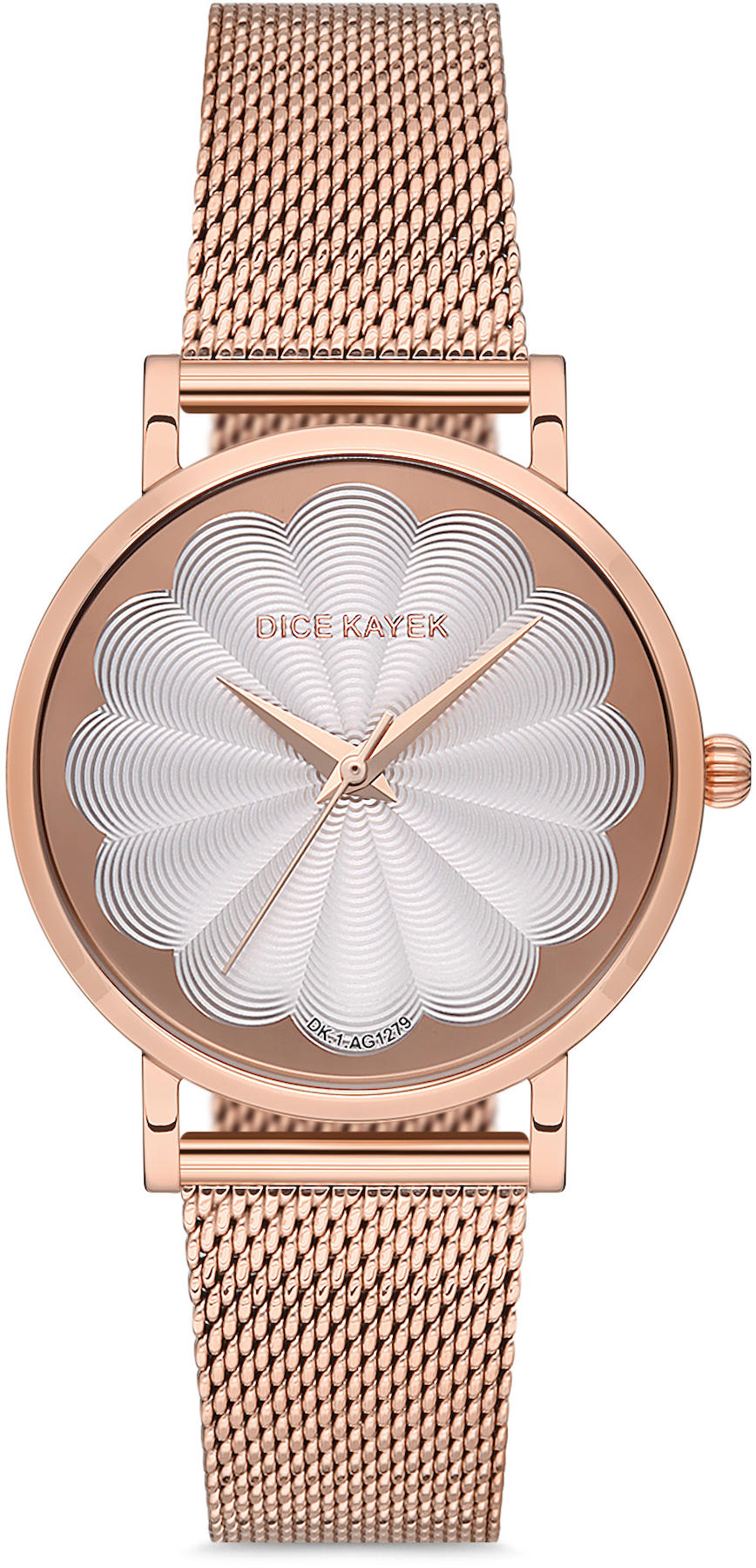 Dice Kayek DK.1.AG1279.04 31 mm Rose Gold Çelik-Hasır Kordon Analog Kadın Kol Saati