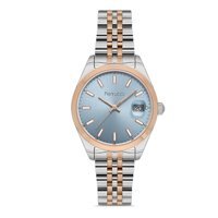 Ferrucci FER.03298TM.06 Takvimli 35 mm Gri-Rose Gold Çelik Kordon Analog Kadın Kol Saati