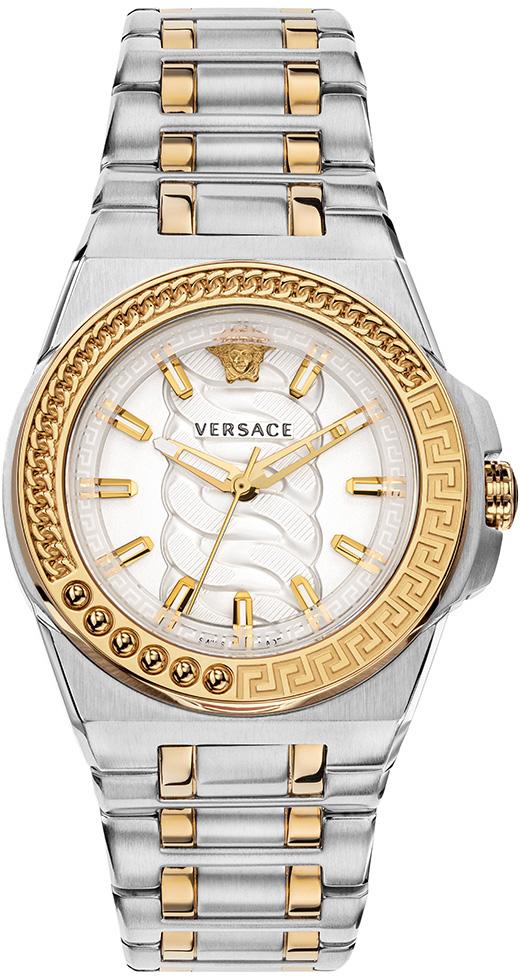 Versace VRSCVEHD00420 36 mm Altın-Gri Çelik Kordon Analog Kadın Kol Saati