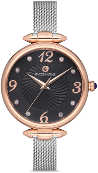 Pacomarine PM.61143.08 36 mm Gri Çelik Kordon Analog Kadın Kol Saati