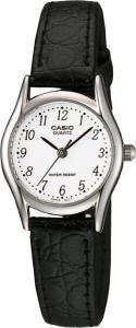 Casio LTP-1094E-7BRDF 23 mm Siyah Deri Kordon Analog Kadın Kol Saati