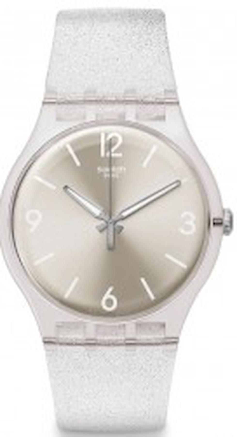 Swatch SUOK112 41 mm Beyaz Çelik Kordon Analog Kadın Kol Saati
