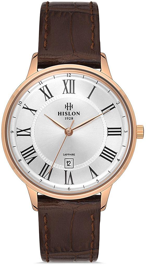 Hislon QL123R-02KR 34 mm Kahverengi Deri Kordon Analog Kadın Kol Saati