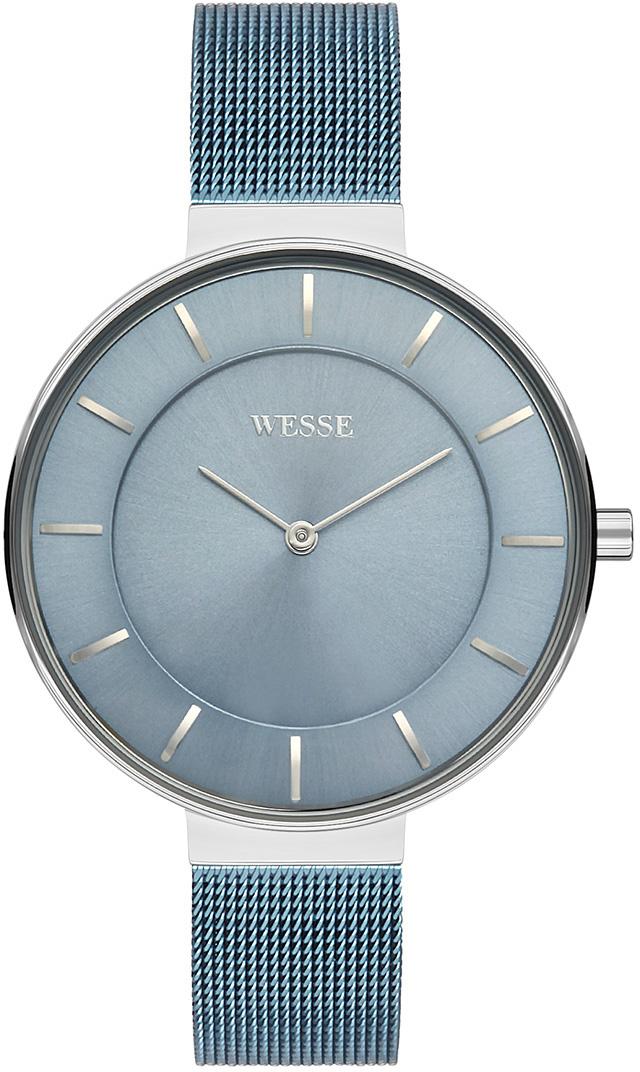Wesse WWL1001-14 38 mm Mavi Çelik Kordon Analog Kadın Kol Saati