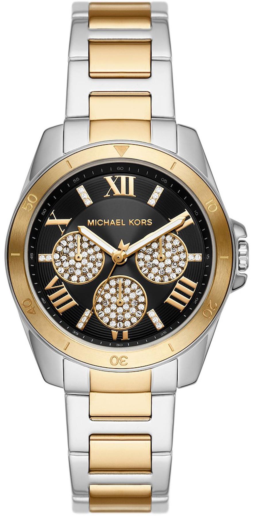 Michael Kors MK7265 Takvimli 36 mm Altın-Gri Çelik Kordon Analog Kadın Kol Saati