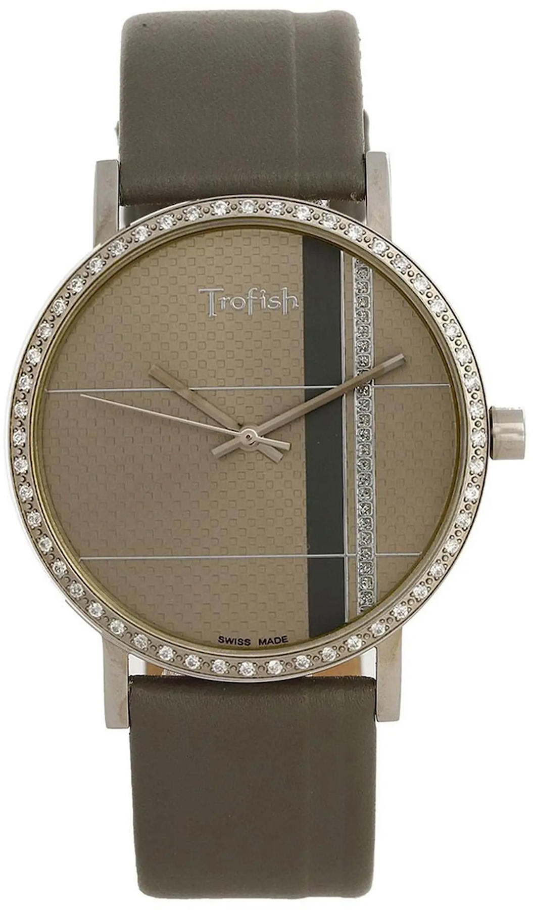 Romanson SL9265QM1WAA2W 34 mm Kahverengi Deri Kordon Analog Kadın Kol Saati