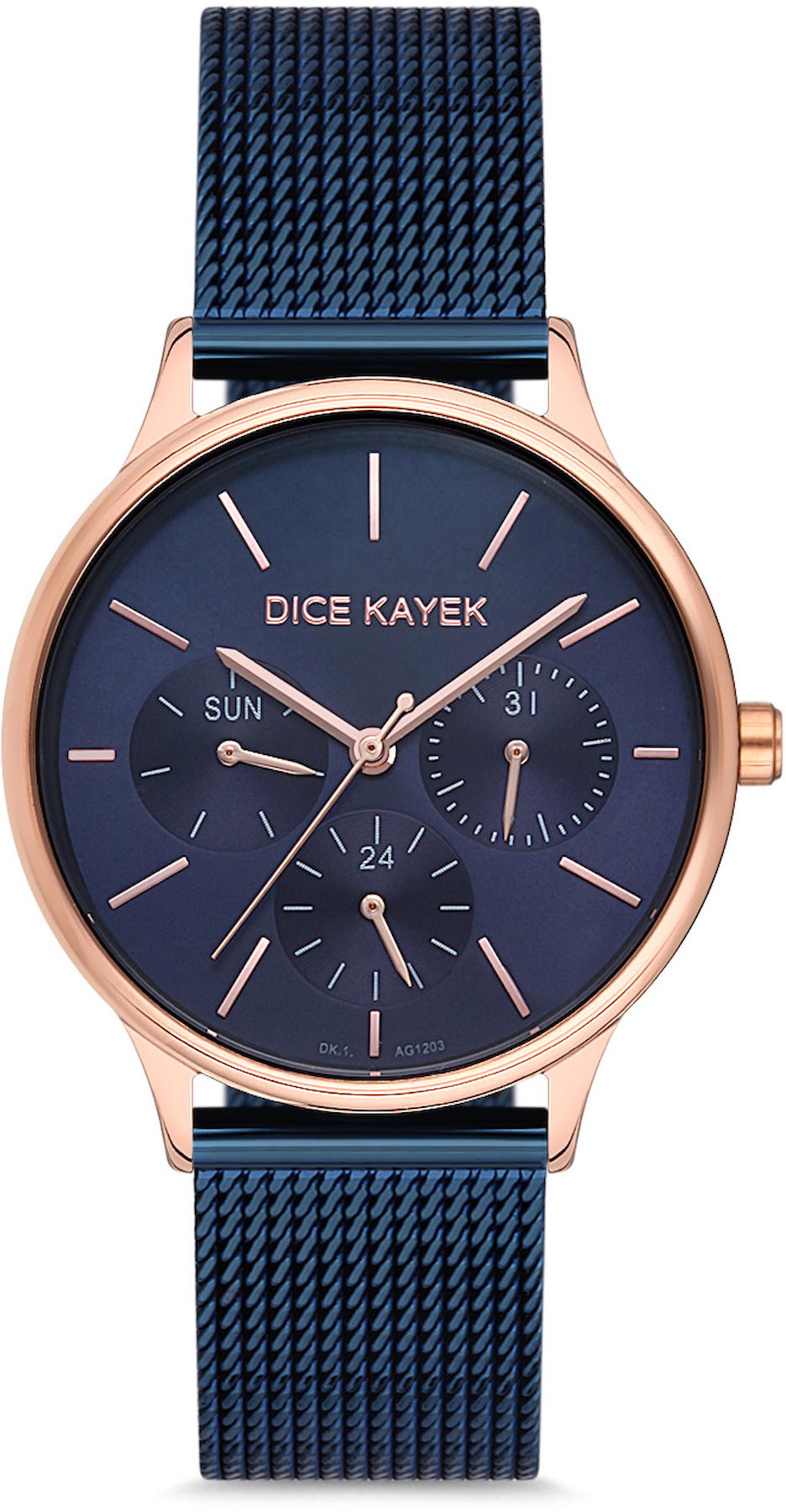 Dice Kayek DK.1.AG1203.04 36 mm Lacivert Metal Kordon Analog Kadın Kol Saati