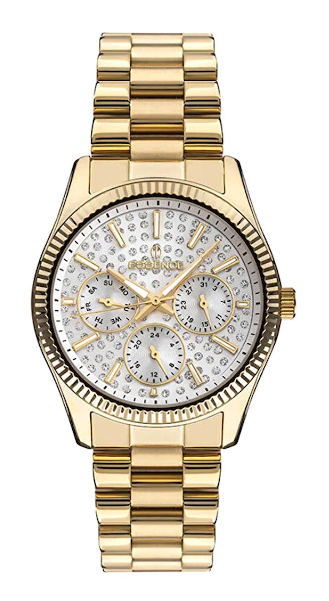 Essence ES6740FE.130 38 mm Altın Çelik Kordon Analog Kadın Kol Saati