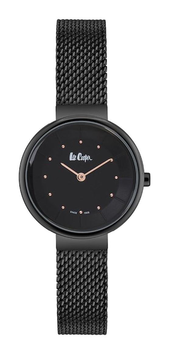 Lee Cooper LC06638.650 40 mm Siyah Çelik Kordon Analog Kadın Kol Saati