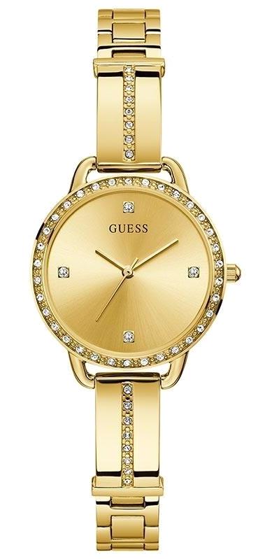 Guess GUGW0022L2 30 mm Altın Metal Kordon Analog Kadın Kol Saati