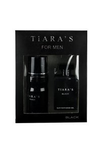 Tiaras Black İkili Erkek Parfüm Deodorant Seti EDT
