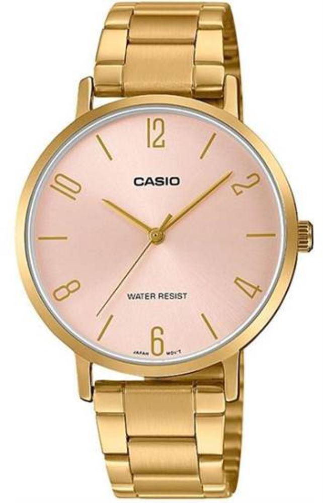 Casio LTP-VT01G-4B 34 mm Altın Çelik Kordon Analog Kadın Kol Saati