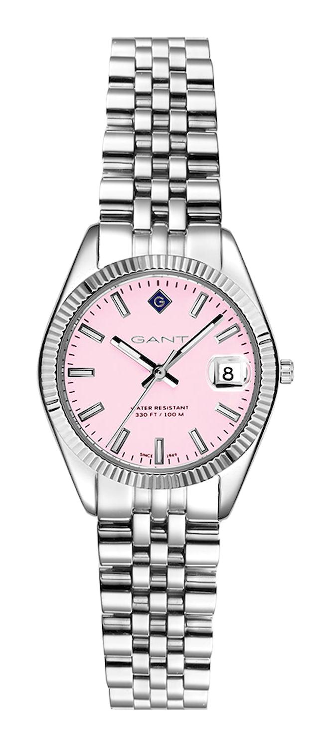 Gant G181010 Takvimli 38 mm Gri Metal Kordon Analog Kadın Kol Saati