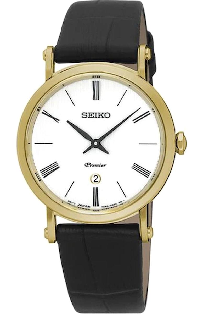Seiko SXB432P Takvimli 30.5 mm Siyah Deri Kordon Analog Kadın Kol Saati