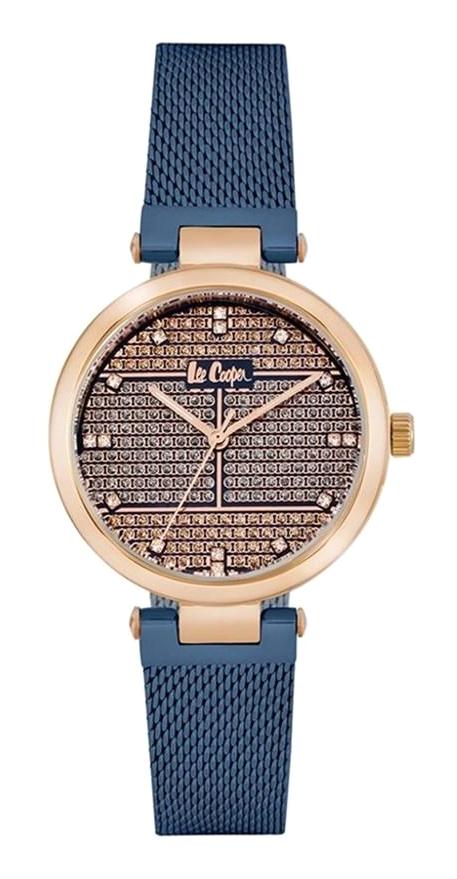 Lee Cooper LC06781.490 40 mm Lacivert Çelik Kordon Analog Kadın Kol Saati