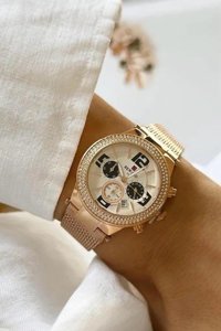 Reward Takvimli 37 mm Rose Gold Çelik Kordon Analog Kadın Kol Saati