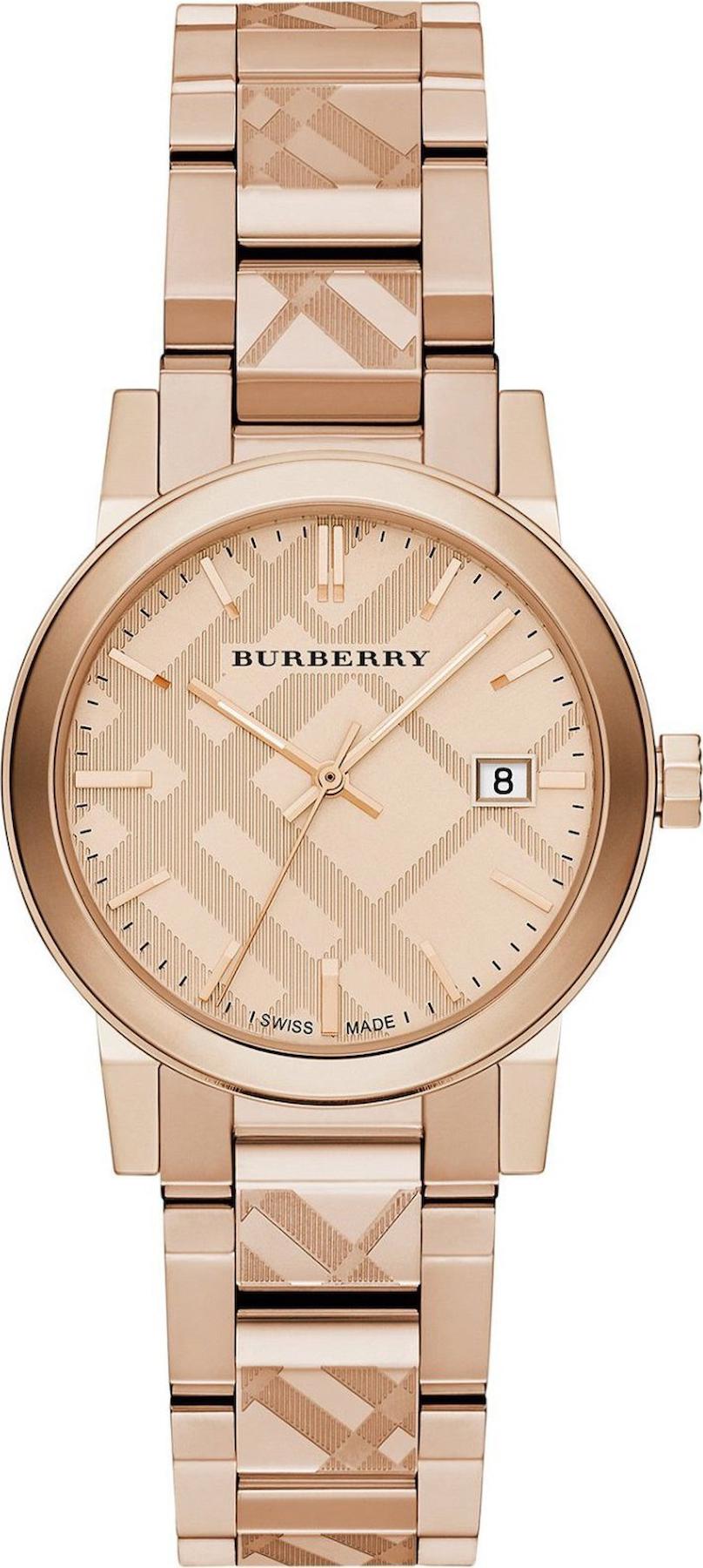 Burberry BU9146 42 mm Altın-Bej Çelik Kordon Analog Kadın Kol Saati