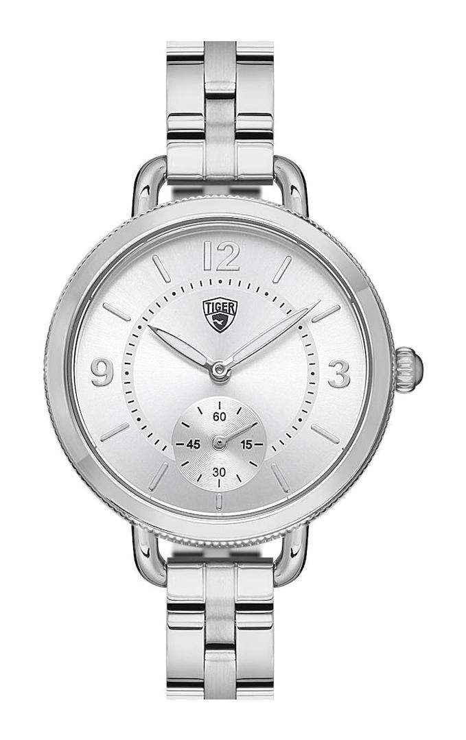 Tiger 41-45 mm Gri Çelik Kordon Analog Kadın Kol Saati