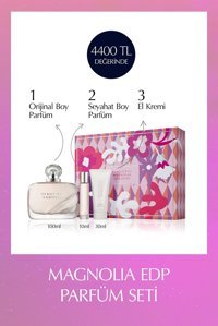 Estee Lauder Beautiful Magnolia Romantic Dreams 3 Parça Mini Kadın Parfüm Deodorant Seti EDP