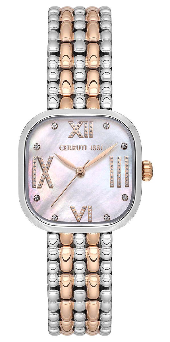 Cerruti 1881 CIWLG0023702 26 mm Gri-Rose Gold Çelik Kordon Analog Kadın Kol Saati