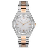Ferrucci FRC.14327M.04 38 mm Gri-Rose Gold Metal Kordon Analog Kadın Kol Saati