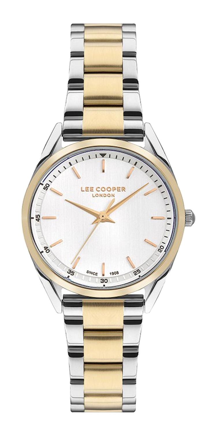 Lee Cooper LC07292.230 40 mm Altın Çelik Kordon Analog Kadın Kol Saati