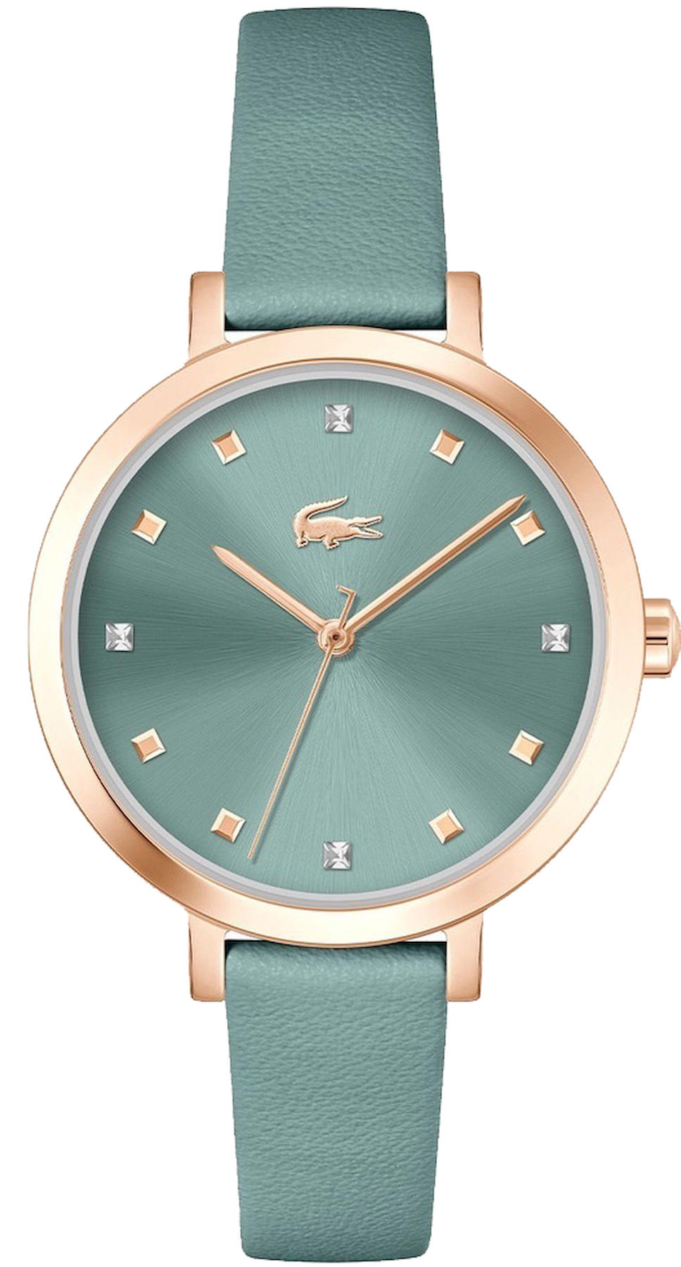 Lacoste LAC2001367 38 mm Yeşil Deri Kordon Analog Kadın Kol Saati