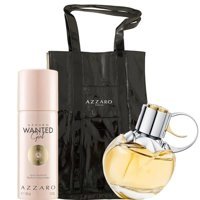 Azzaro Wanted Girl İkili Kadın Parfüm Deodorant Seti EDP 50 ml + Deodorant 150 ml + Çanta