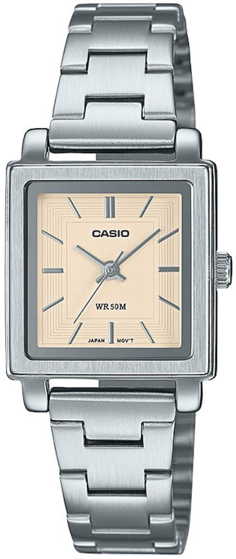 Casio LTP-E176D-4AVDF 32 mm Gri Çelik Kordon Analog Kadın Kol Saati