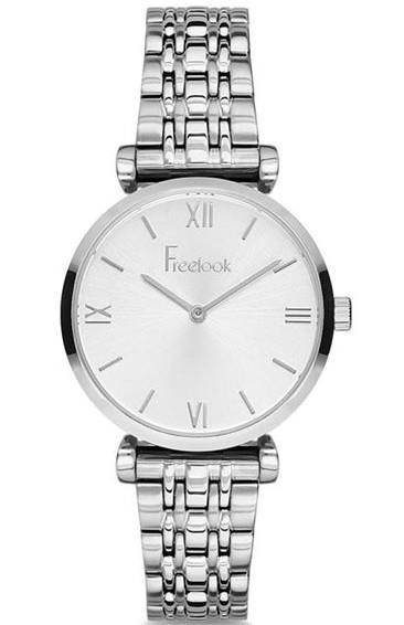 Freelook F.8.1066.07 31 mm Gri Çelik Kordon Analog Kadın Kol Saati