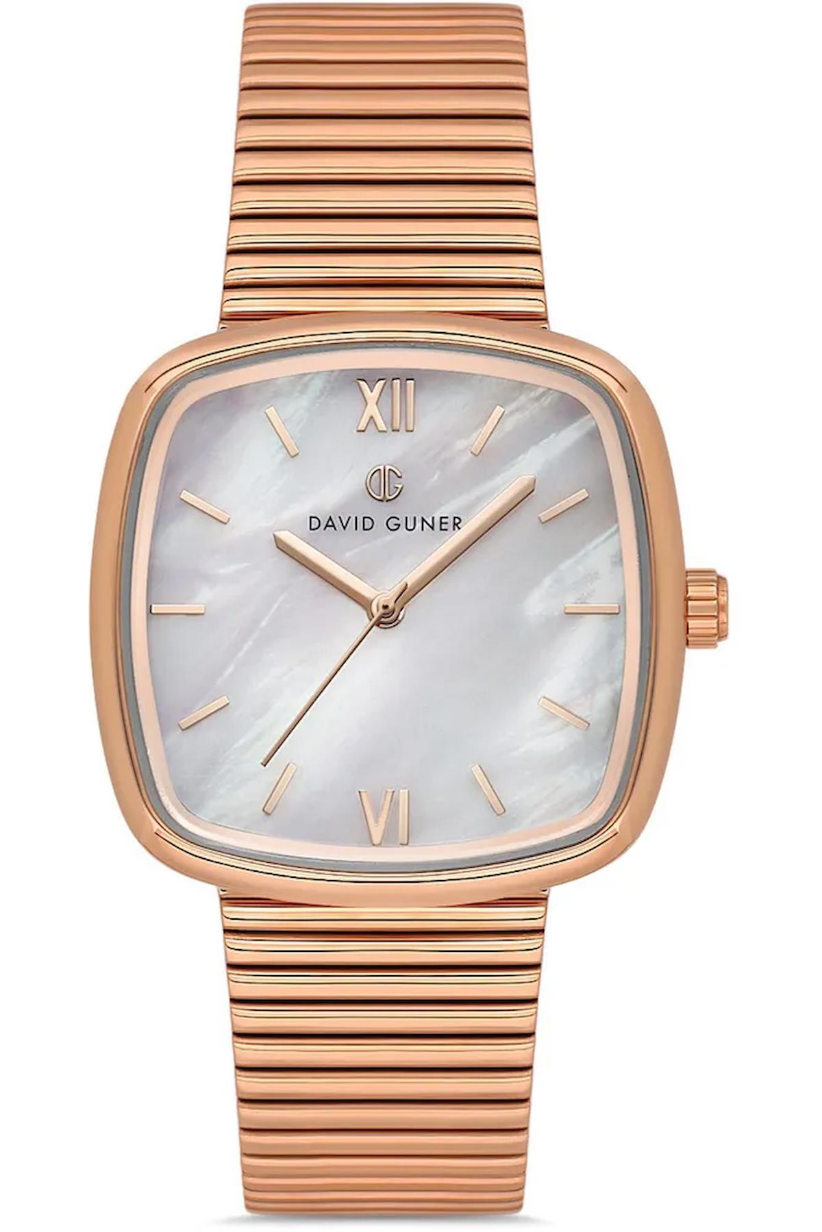 David Guner DG-8651LA-C1 32 mm Rose Gold Metal Kordon Analog Kadın Kol Saati