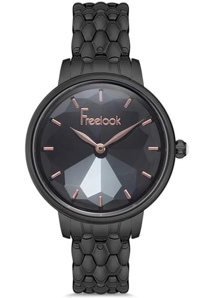 Freelook FL.1.10085.4 38 mm Siyah Çelik Kordon Analog Kadın Kol Saati