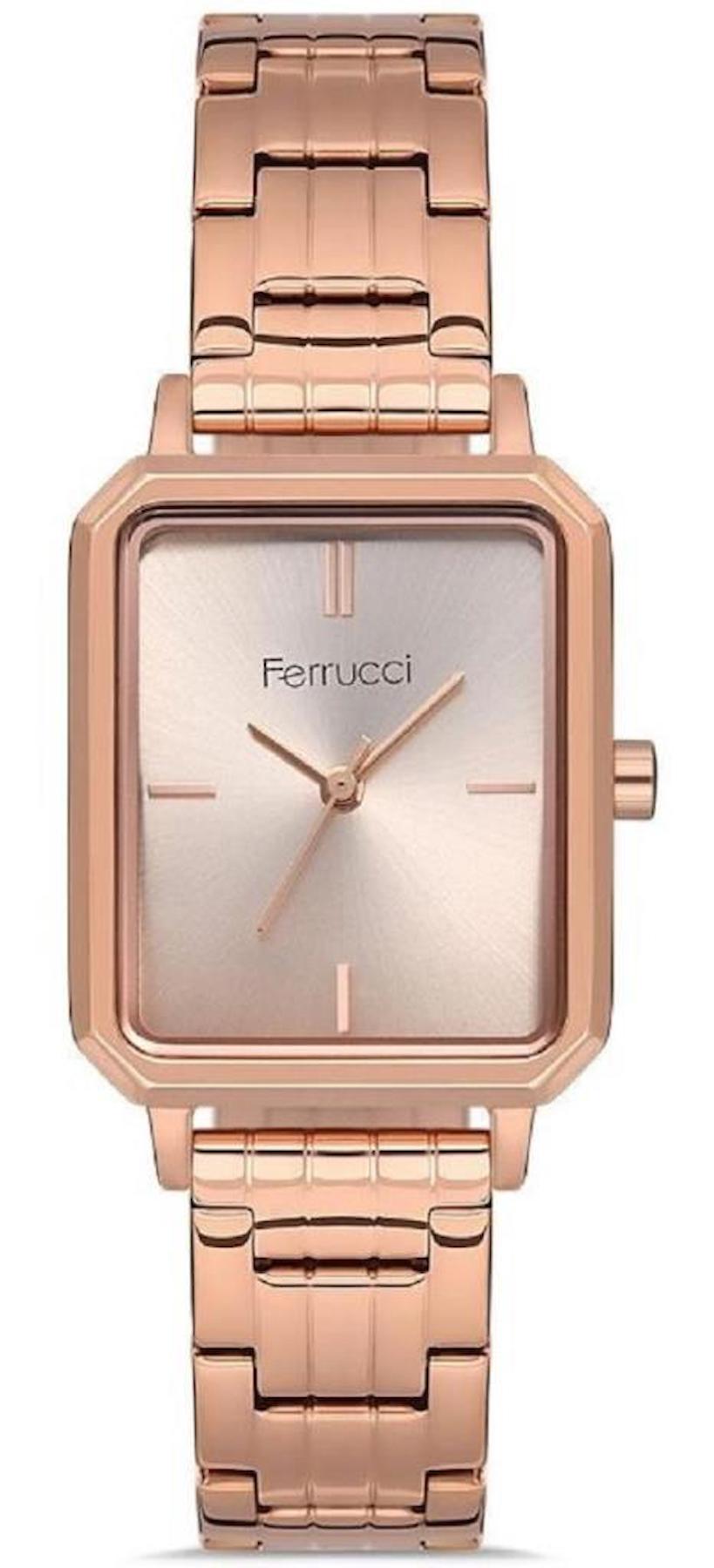 Ferrucci FC.1223.13601M.05 36 mm Rose Gold Çelik Kordon Analog Kadın Kol Saati