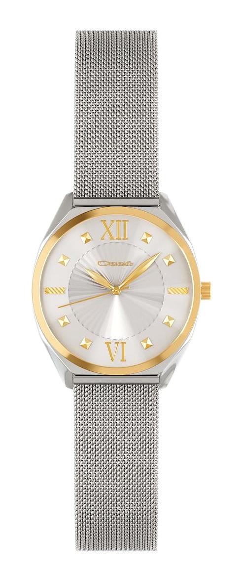 Osse OSW10113 35 mm Gri Metal Kordon Analog Kadın Kol Saati