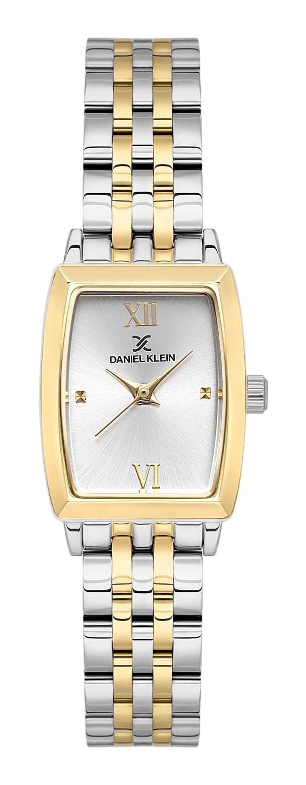 Daniel Klein DK.1.13766-4 21 mm Altın-Gri Metal Kordon Analog Kadın Kol Saati