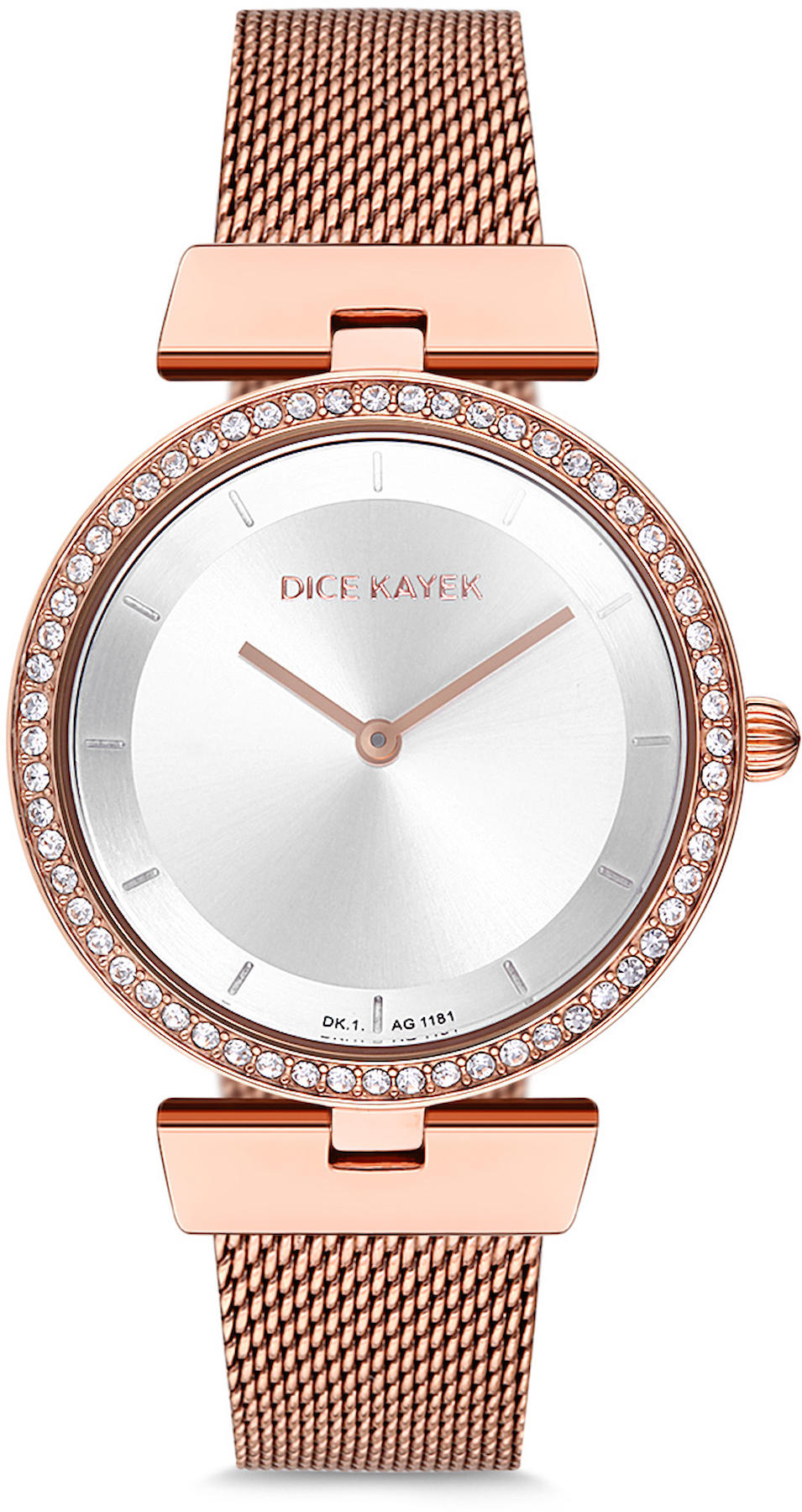 Dice Kayek DK.1.AG1181.02 36 mm Rose Gold Metal Kordon Analog Kadın Kol Saati