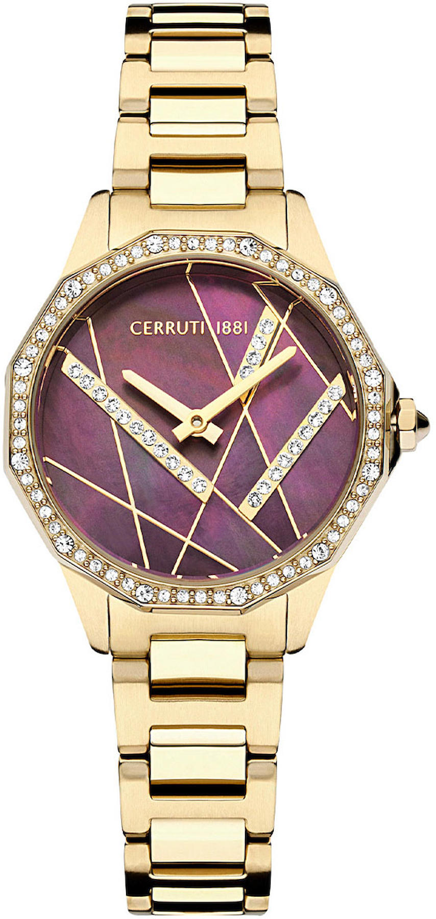 Cerruti 1881 CIWLG2225904 30 mm Altın Çelik Kordon Analog Kadın Kol Saati