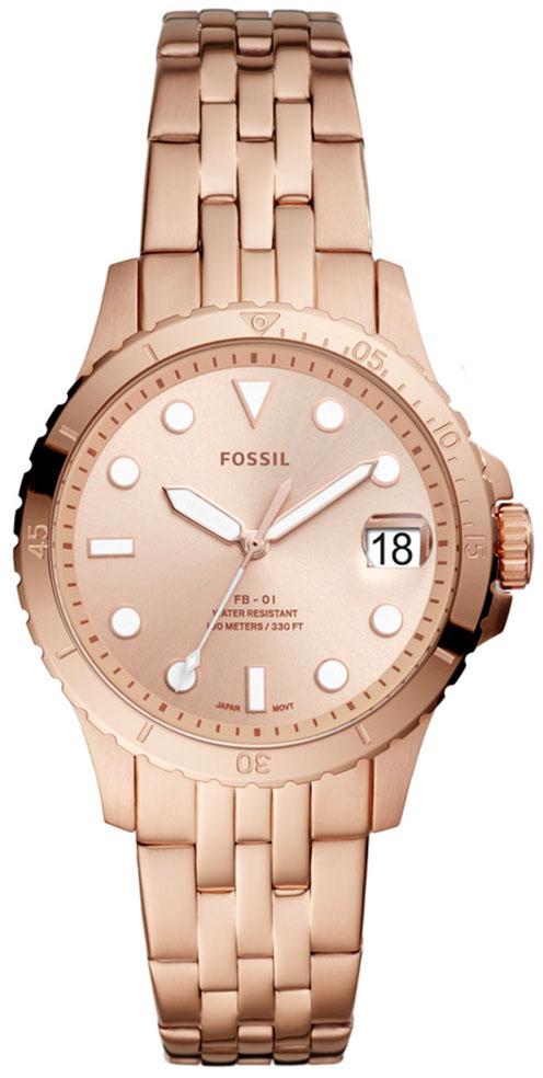 Fossil FES4748 36 mm Rose Gold Çelik Kordon Analog Kadın Kol Saati